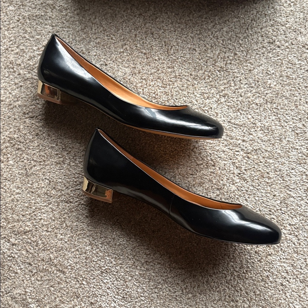 J. Crew Women's Glossy Black Flats - Picture 4 of 8